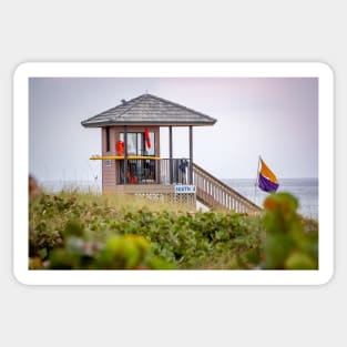 Delray Beach Lifeguard Stand Sticker